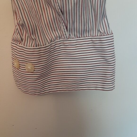 Polo Ralph Lauren Shirt Men's 15.5 32/33 Regent Custom Fit Stripe Button Up - Picture 4 of 7